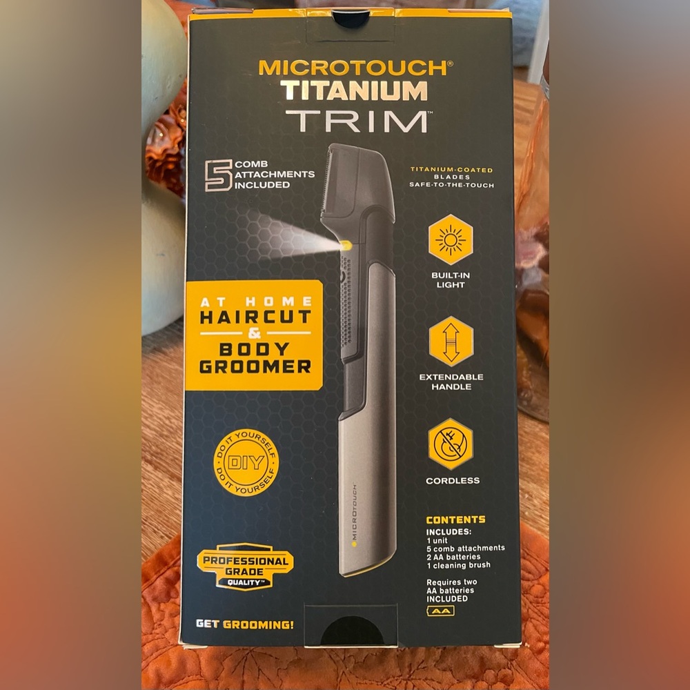 Titanium Trim Grooming Kit - Black